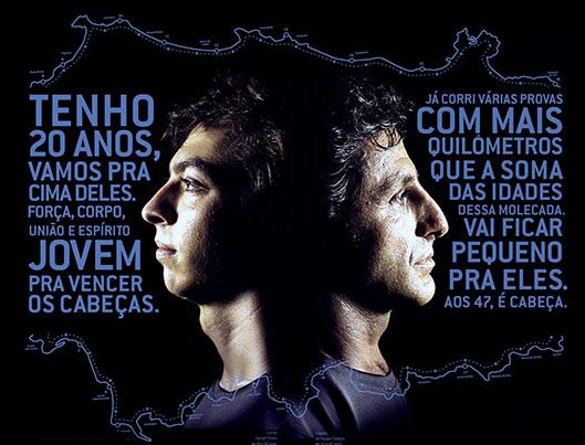 Asics criou equipes Corpo e Cabeça propondo briga de gerações (foto: Divulgação/ Asics)