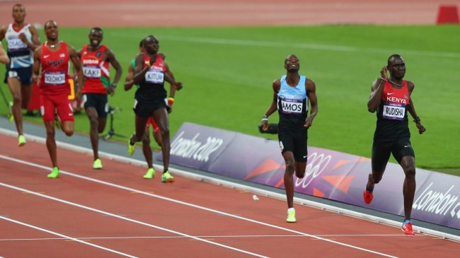 Lesão no joelho tira David Rudisha dos 800m de Eugene (foto: LOCOG/ Divulgação)