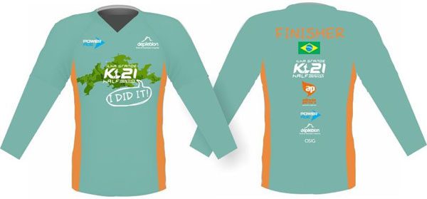 A camiseta de finisher será diferente para as distâncias (foto: Divulgação)