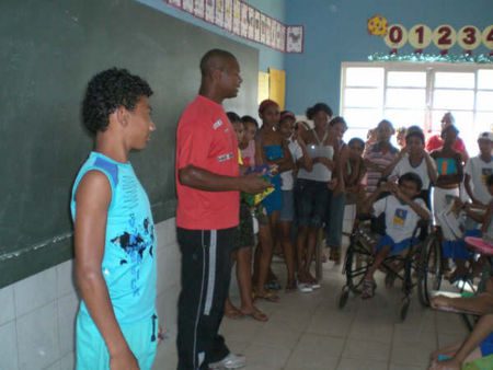 Carlos Dias em palestra em São Geraldo do Araguaia (foto: Arquivo pessoal)