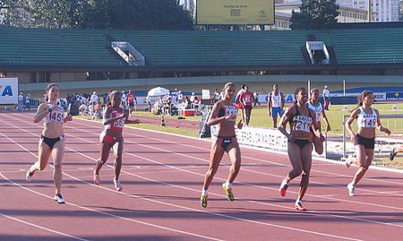 Semi-final dos 100m rasos do Troféu Brasil (foto: Alexandre Koda/ www.webrun.com.br)