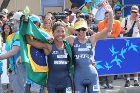 As brasileiras Mariana Ohata e Sandra Soldan (foto: Thiago Padovanni/ www.webrun.com.br)