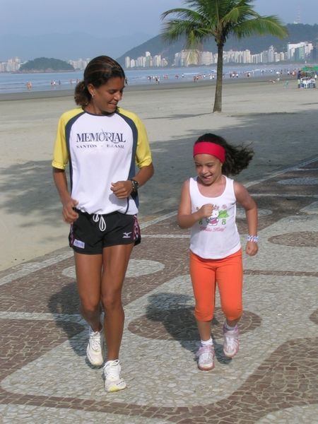 Sirlene teve que ficar longe da filha para treinar (foto: Divulgação/ Fma Notícias)