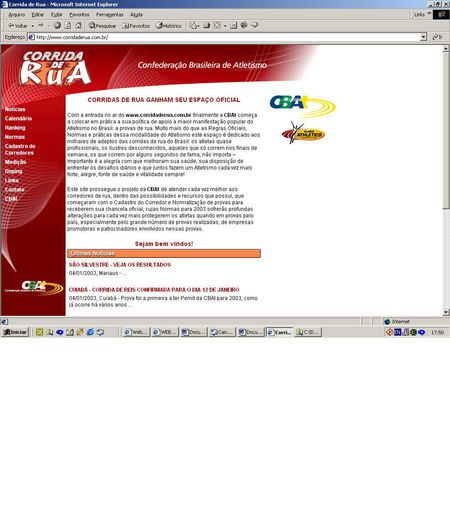 Lay-out da home page do novo site (foto: Divulgação)
