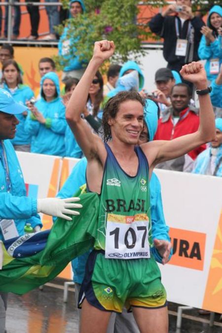 Franck durante vitória no Pan Rio (foto: Thiago Padovanni/ www.webrun.com.br)