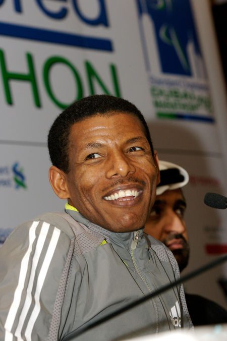 Haile durante coletiva em Dubai (foto: Divulgação)