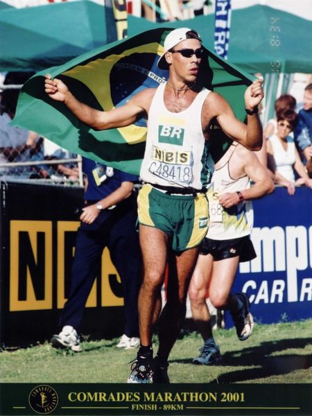 Nato Amaral: o rei brasileiro da Comrades (foto: Arquivo Pessoal (NA))
