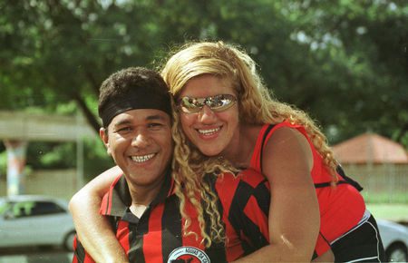 Ronilson o campeão ao lado da esposa (foto: Carlos Roberto Oliveira)