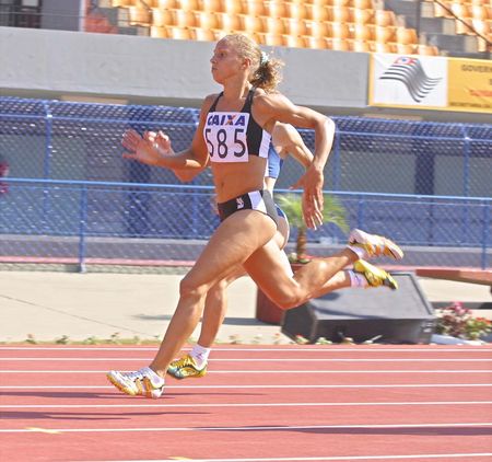 Ana Guevara (mexicana  líder do ranking mundial dos 400m (foto: Wander Roberto)