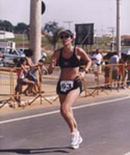 Irene na prova dos 10km em Indaiatuba (foto: Tião Moreira)