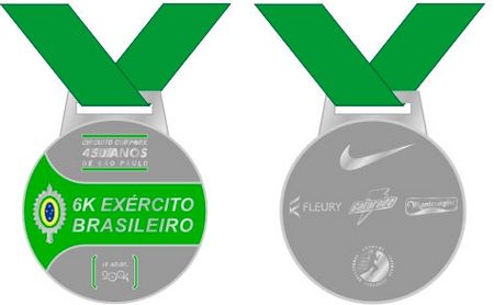 ...medalha da Corrida do Exército. (foto: Divulgação)