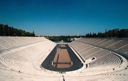 Estádio Olimpico de Atenas: sem placas de publicidade (foto: Divulgação)