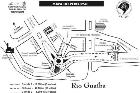 Mapa do percuso (foto: Divulgação)