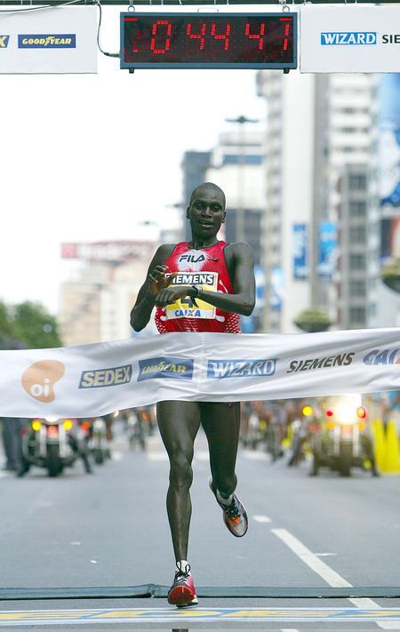 Robert na São Silvestre 2004 (foto: Luiz Doro Neto)