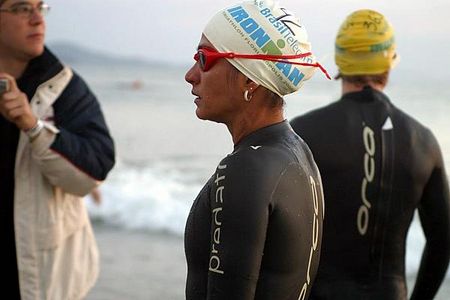 Keller se prepara para o Ironman 2005 (foto: Fernanda Paradizo)