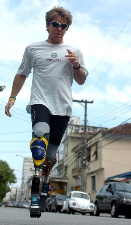 Pauê quer ser o primeiro na história a realizar a prova na condição de bi-amputado. (foto: Ivan Storti)