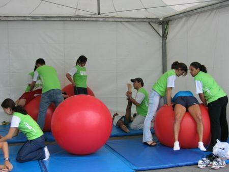 Prova conta com massagem com fisioterapeutas (foto: Aline Missawa)