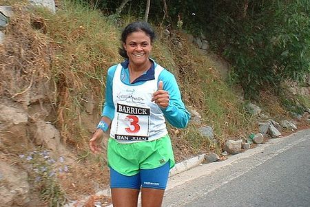 Elisete durante corrida na Argentina (foto: Arquivo Pessoal)