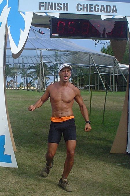 André terminou a competição em cinco horas (foto: Patrícia Serrão)