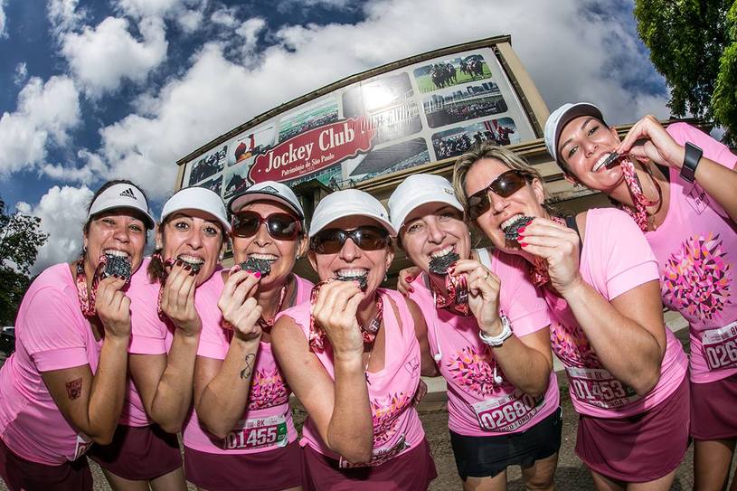 Mulherada vai animada e cheia de energia para a WRun 2017 Foto: Divulgação