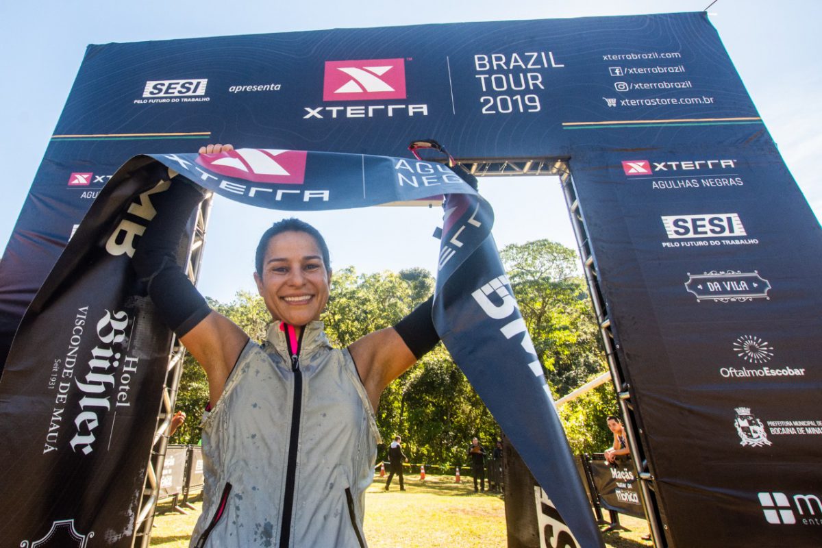 Bella Ribeiro foi a vencedora do duathlon no XTerra Agulhas Negras - Foto: César Delong / Foco Radical