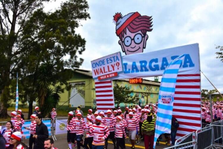 Onde está Wally? Walk & Run: etapa São Paulo levou 6 mil Wallys ao Parque Villa-Lobos
