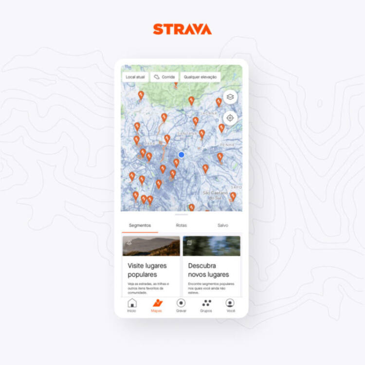 Strava traz as maiores atualizações de 2021, com novidades nos mapas e desafios em grupo