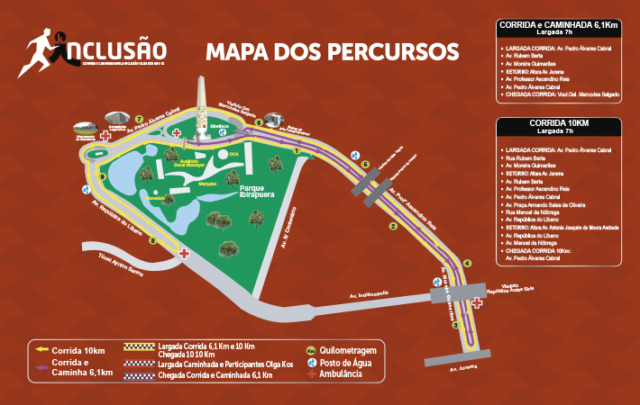 Instituto Olga organiza corrida inclusiva no Ibirapuera em março