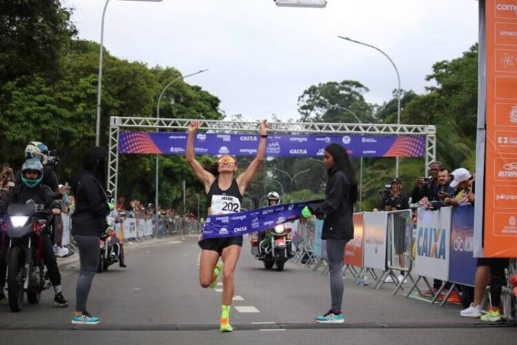 Neste domingo (7) Helen Baltazar da Bolívia e Nicolas Kosgei do Quênia, venceram a 28ª Maratona Internacional de São Paulo,