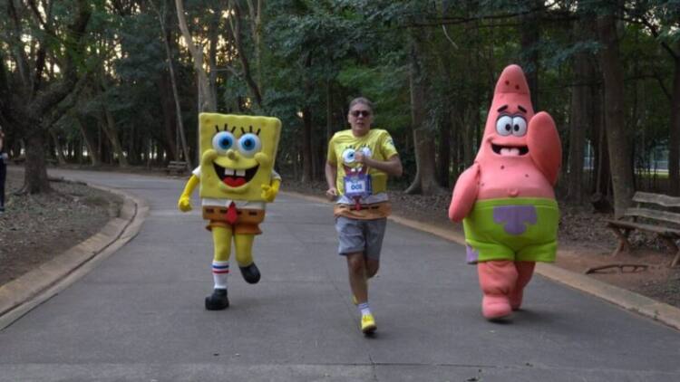 Corrida do Bob Esponja acontece neste sábado, no Parque Villa-Lobos, em São Paulo