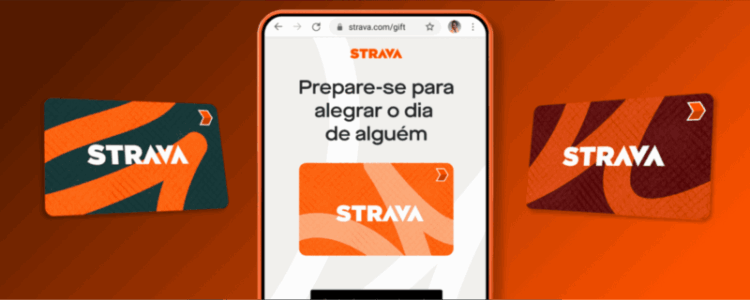 Strava lança cartão presente de assinatura