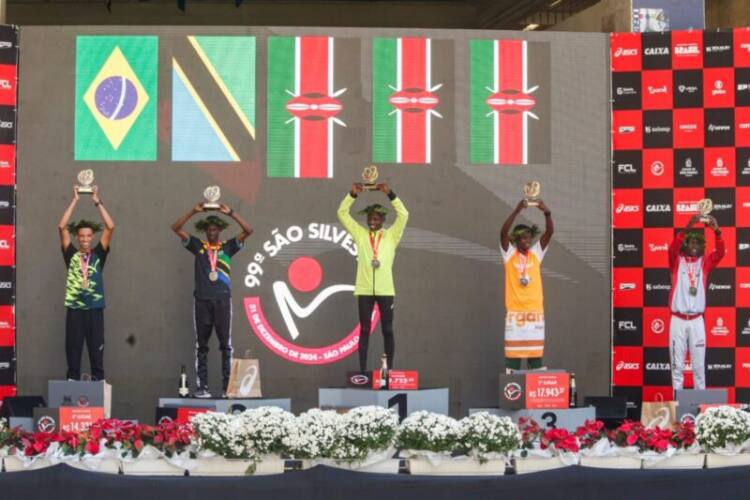 Brasileiros chegam ao pódio, mas quenianos mantêm hegemonia da 99ª edição da Corrida de São Silvestre
